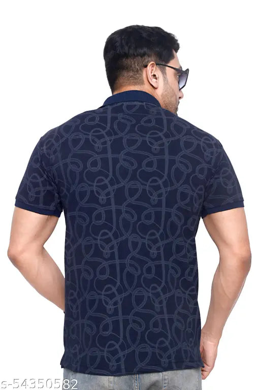 Radams cotton men's regular fit half sleeve printed T-shirt, comfortable and stylish, soft fabric