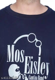 Men's polyester casual half-sleeve t-shirt by Unik Apparels, India. Printed design on short sleeves, S-XXXL sizes available