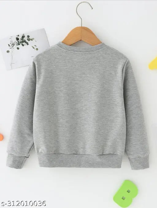 Cotton printed net sweater for kids 0-6 years, available in four colors