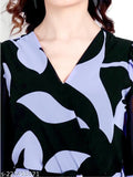 Georgette printed net jumpsuit for women, long sleeves, available in XS-XXXXL sizes, India origin