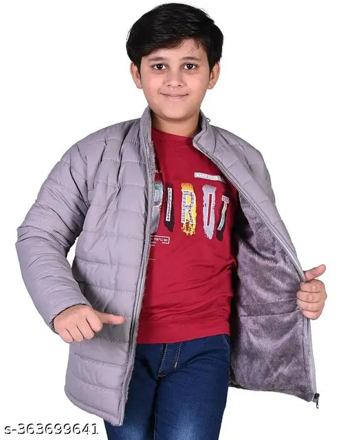 Fancy Full Sleeves Faux Leather Lavender Color For Girls Jackets Jacket For Kids Jacket Boy Jacket Winterwear Rain Jacket Latest Jacket Winterwear