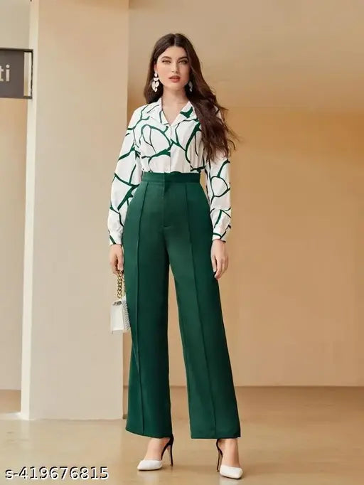Trendy lycra jumpsuit for women, solid pattern, long sleeves, size S-XL on mannequin