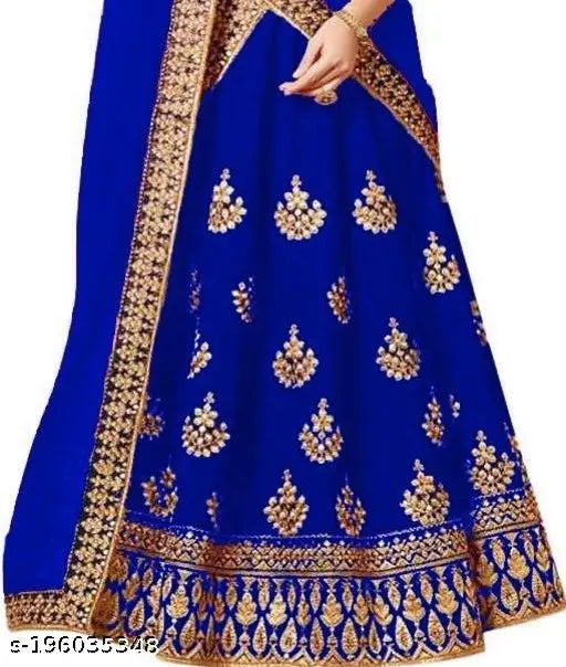 Taffeta silk embroidered lehenga choli set with net dupatta for kids, intricate designs, 0-14 years