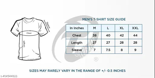 Indian cotton round neck colorblocked t-shirt for men, short sleeves, size M-XXXL
