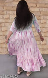 Cotton fabric in shibori tie-dye pattern, long skirt