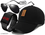 Sports/Regular Cap (Pack of 3)