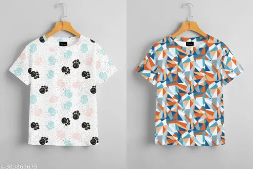 Pink polyester Celebi print t-shirt, perfect for regular fit or oversized style for women & girls