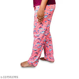 A set of five full-length women's pyjamas with a cotton blend fabric in various colors
