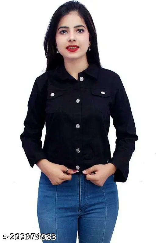 Vibrant cotton-linen twill jacket collection: Red, Black, Green, Pink, Maroon, Yellow, Mehndi style - Indian fashion for girls