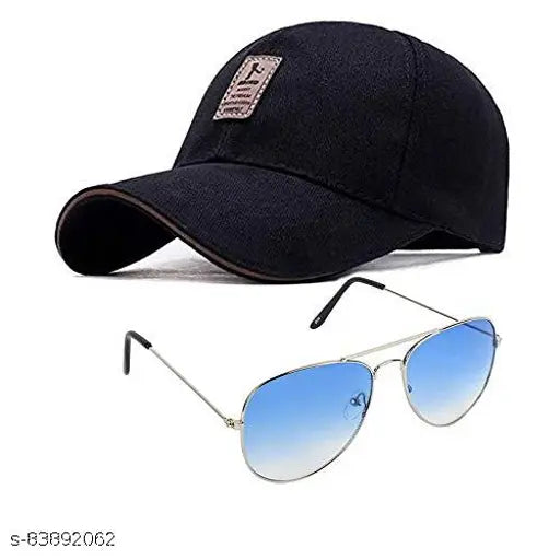 Cotton unisex 2-pack baseball caps - Tekzie Men's & Women's, stylish, quality hats from India