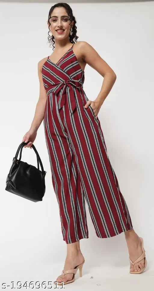 Cotton printed jumpsuit with lining, sleeveless, Indian-inspired design for women's wardrobe (N), XS