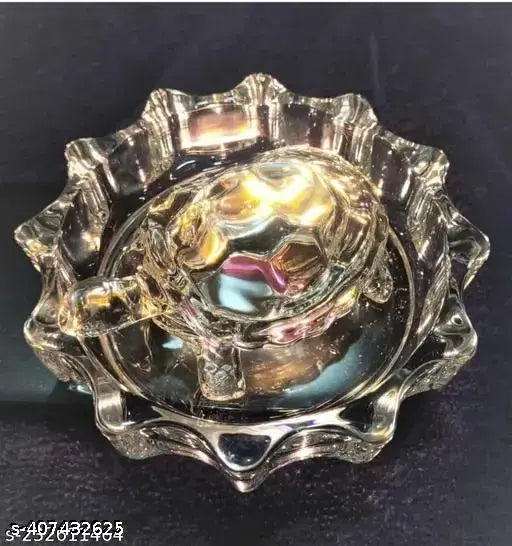 Golden brass crystal turtle plate, handcrafted Feng Shui yantra for home decor & spiritual wellness