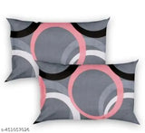 Multi-colored Aone Branded cotton elastic fitted double bedsheet (90x90/78x72), with 2 pillow covers, ideal for summer