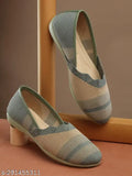 Synthetic, comfortable bellies shoes for women and girls, colorblocked ballerinas - ideal for outdoor events or daily wear