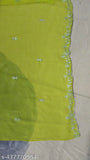 Aradhya elegant georgette gown XS-XXXL, solid pattern women's fashion on model