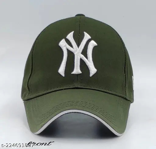 Embroidered cotton cricket team cap, 3D embroidered unisex base cap from India
