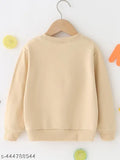 Cotton blend printed sweatshirt for winters - vibrant design on long sleeves for girls aged 9-16, India origin