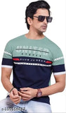 Darksoul men's short-sleeve cotton t-shirt, printed design, size M (38" x 28"), India origin