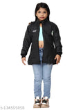 Princess Comfort girls coat, blue and white jacket with zip closure