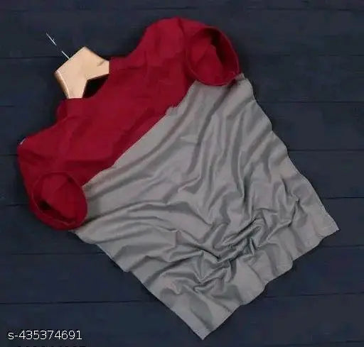 Nylon half-sleeve colorblocked men's t-shirt, vibrant and stylish