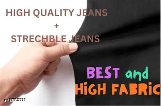 High quality jeans + flexible waistband