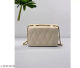 Metallic gold sequined purse with clutch design, chain strap