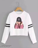 Women's Premium Cotton Blend Long Sleeve Printed T-shirt, 100% Quality Checked. Modern style for trendy casual wear, available in sizes S to XL. India origin