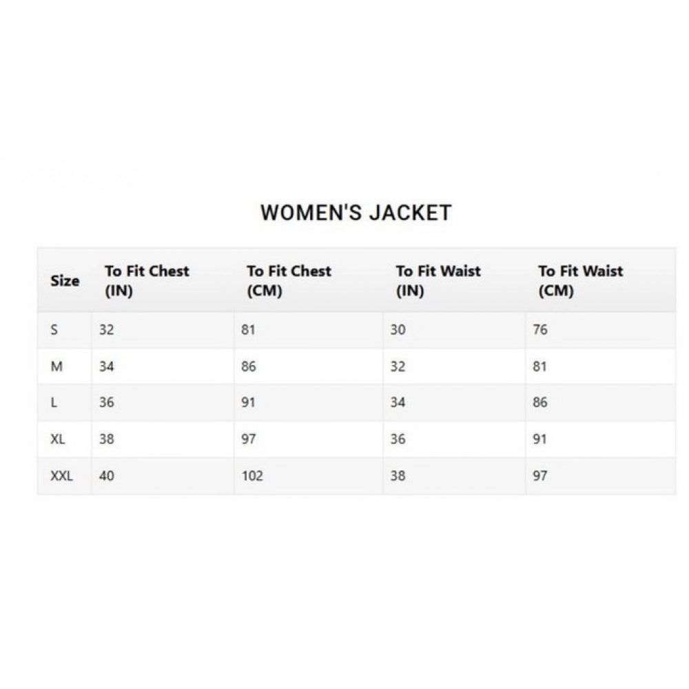 Blue denim washed long sleeves jacket with spread collar neck, button closure, and hip length