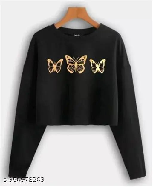 Red white black printed cotton blend long sleeve T-shirt pack of 4 - women's casual wear, perfect for summer