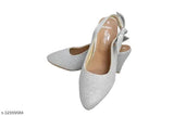 Synthetic leather bellies ballerinas - solid backstrap design, available in sizes IND-3 to IND-8. Made in India