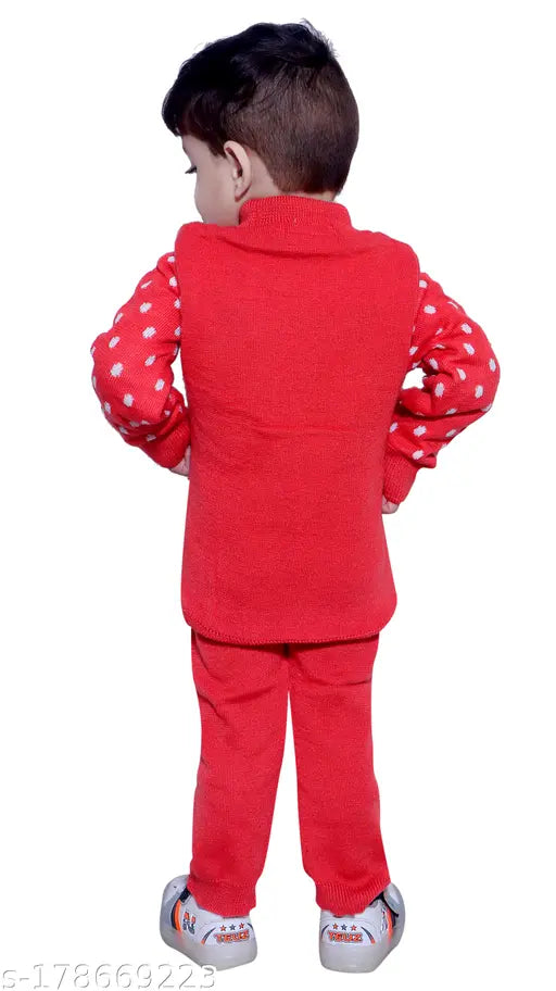 Woolen Tinkle Stylish Boys Sweaters (1-2 years), printed net pattern