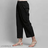 Women's cotton sleeveless kurta set with palazzo pants, checked net pattern in various sizes