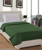 Green 60x90 Polar Fleece VORDVIGO Single Bed Blanket - Soft touch, lightweight, ideal for mild winters and AC use