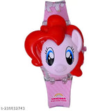 Glowing digital kids' watch, pink face, Unicorn design, music tune watch for boy and girl, multi-color