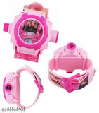 Cartoon character digital watch for kids