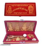 Metal God Idol: Handcrafted Brass Shri Dhan Laxmi Kuber Bhandari Yantra for Diwali, home & office prosperity