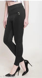 Black Lycra jeggings for women & girls, stylish and comfortable gym/casual wear. Archangel zip style in beautiful black, size 28, 30, 32, or 34 (hip sizes vary). Made in India