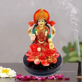 Polyresin Laxmi Mata statue, 45-inch idol for home pooja and gift. Beautiful and unbreakable. Goddess Laxmi, symbol of wealth and health. Made in India