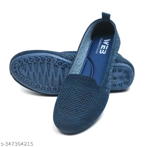 Comfortable ethnic fashionable mesh bellies (2pcs) - High-quality, skin-friendly, lightweight, durable loafers for women & girls