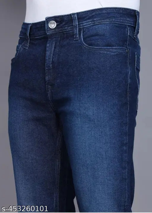 Premium blue denim jeans by Fang