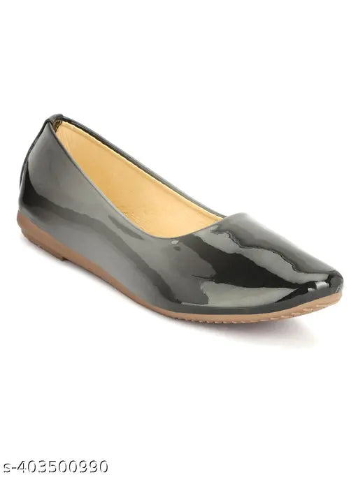 PU colorblocked ballerinas, trendy dual-shade slip-ons by Rimezs, India
