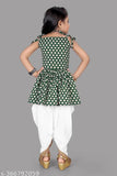 Striped printed crepe dhoti kurta set for women, Indian party wear in various sizes
