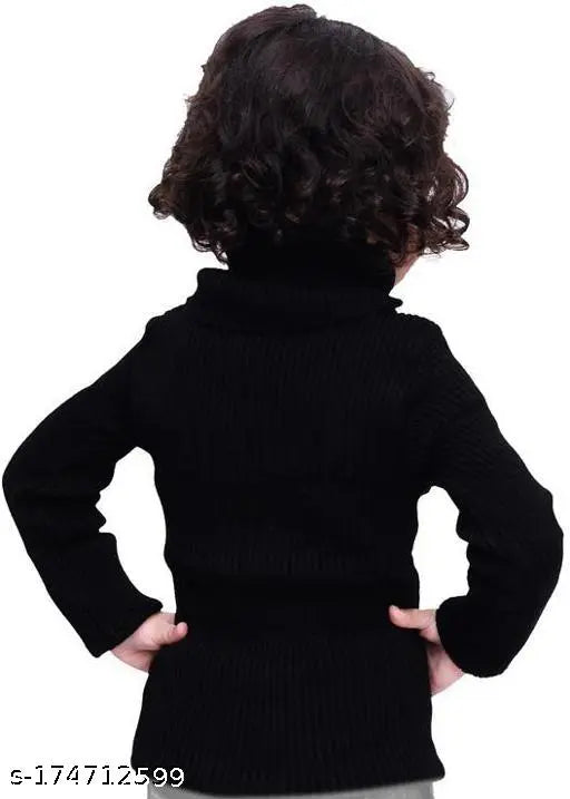 Woolen Tinkle Fancy Girls Sweaters, solid pattern, long sleeves for toddlers and kids (0-15 years), Indian origin