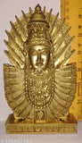 Poly resin Indian God idol of Renuka Devi, 17cm height, 10cm length, 3cm breadth