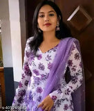 Long-sleeved printed Georgette kurtis for women, size S (36 in bust), made in India
