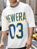 Pretty Retro Men's Cotton Blend T-Shirt, three-quarter sleeves, printed pattern, S-XL sizes