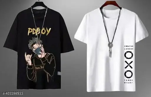 Top selling Stylesmyth Men's Best Elegant Printed Half Sleeve T-Shirt