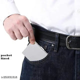 High quality super black metal 6-card holder, sturdy and sleek for executive use