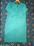 Cotton blend checkered kurti and palazzo set for women/girls - comfortable Indian wear