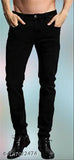 MARKVIEW Men's black slim fit comfortable solid jeans - Slim fit denim jeans, hand wash only, waist sizes: 28", 30", 32" (length size: 39"), made in India